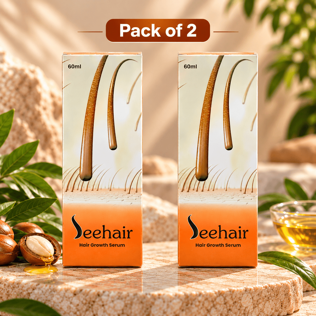 Seehair Hair Growth Serum 60 ml - Cosmosentials