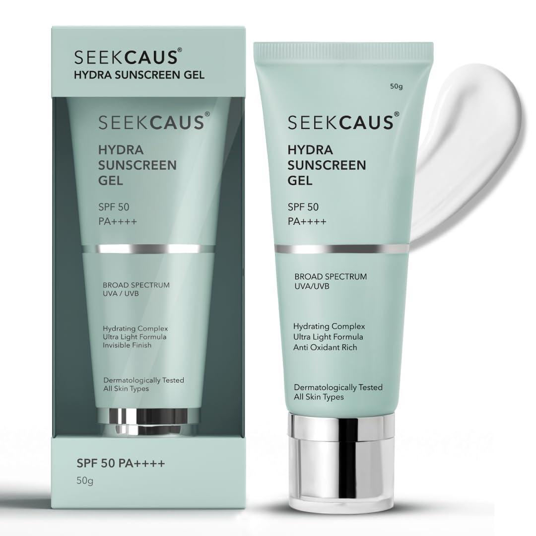 Seekcaus Hydra Sunscreen Gel SPF 50 PA++++ - Cosmosentials