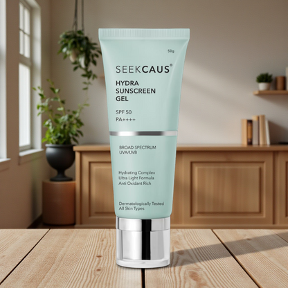 Seekcaus Hydra Sunscreen Gel SPF 50 PA++++