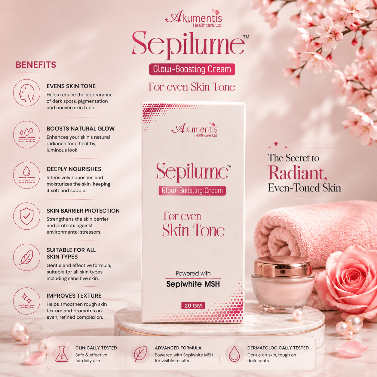 Sepilume Glow-Boosting Cream - Cosmosentials