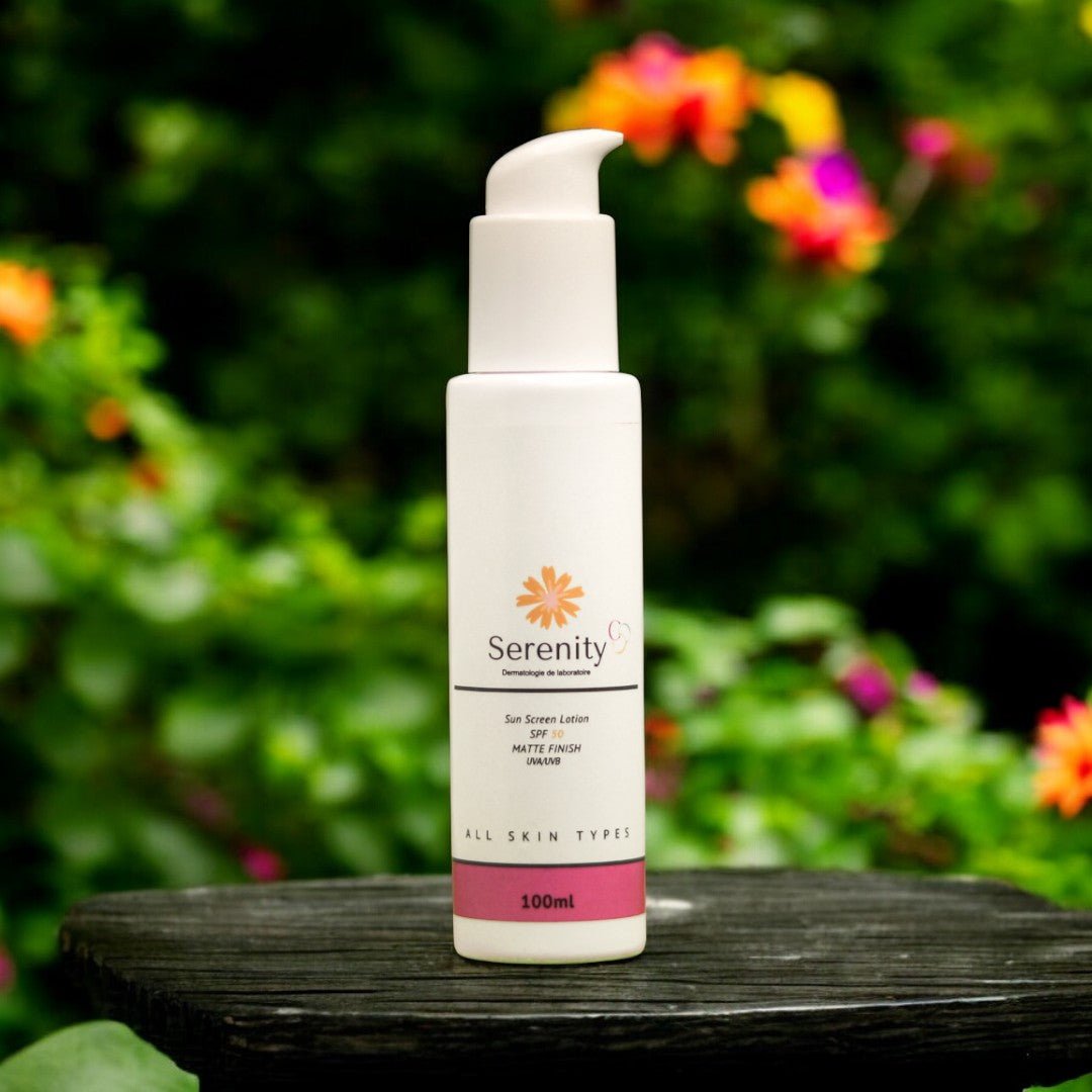 Serenity Sunscreen Lotion (SPF 50) with Oceanbeauty Foaming Facewash - Cosmosentials