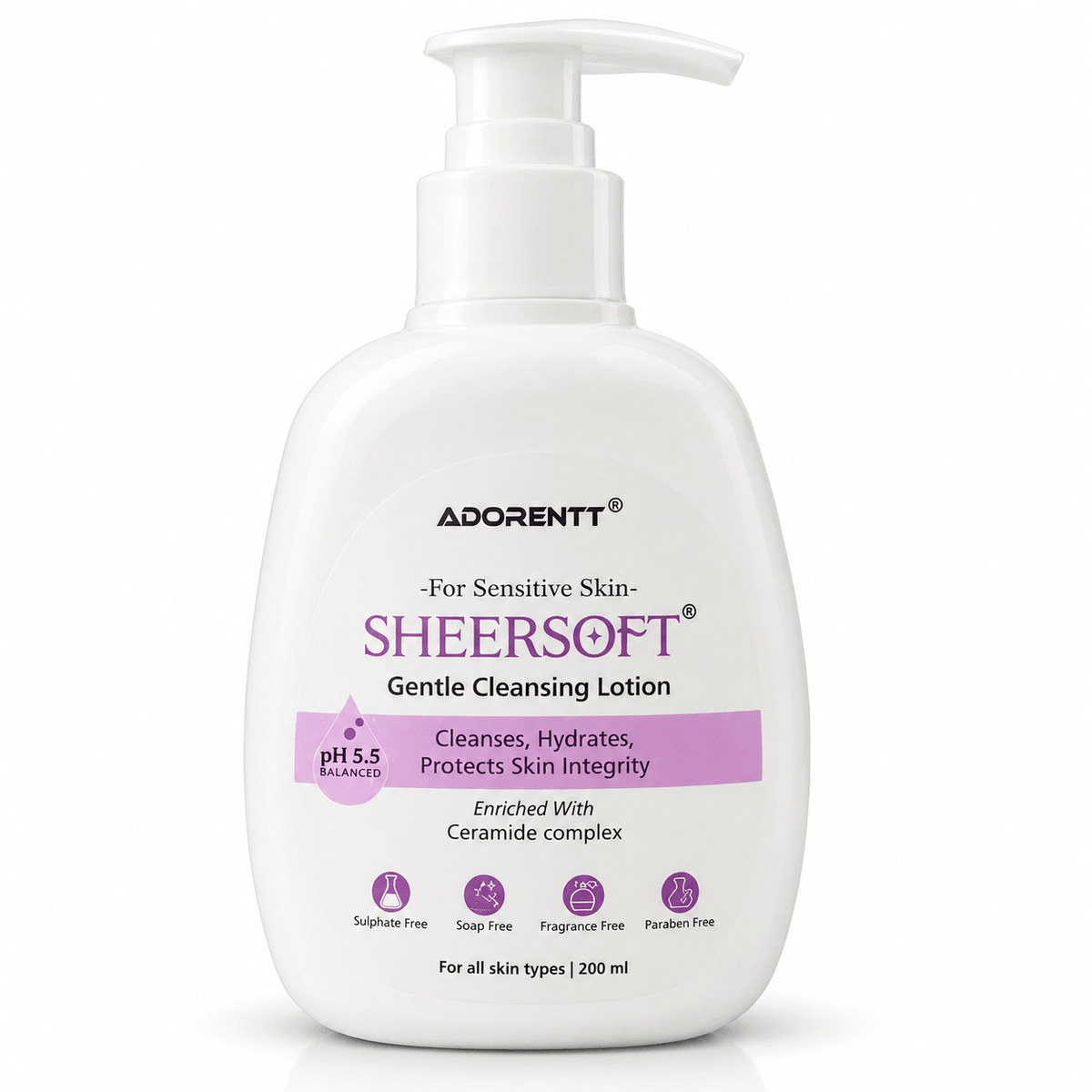 Sheersoft Gentle Cleansing Lotion 200 ml - Cosmosentials