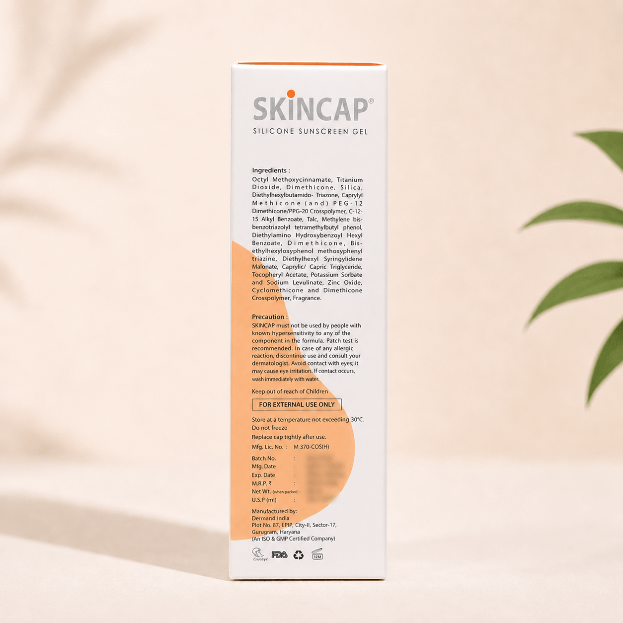 Skincap Silicone Sunscreen Gel SPF 50 PA+++ - Cosmosentials