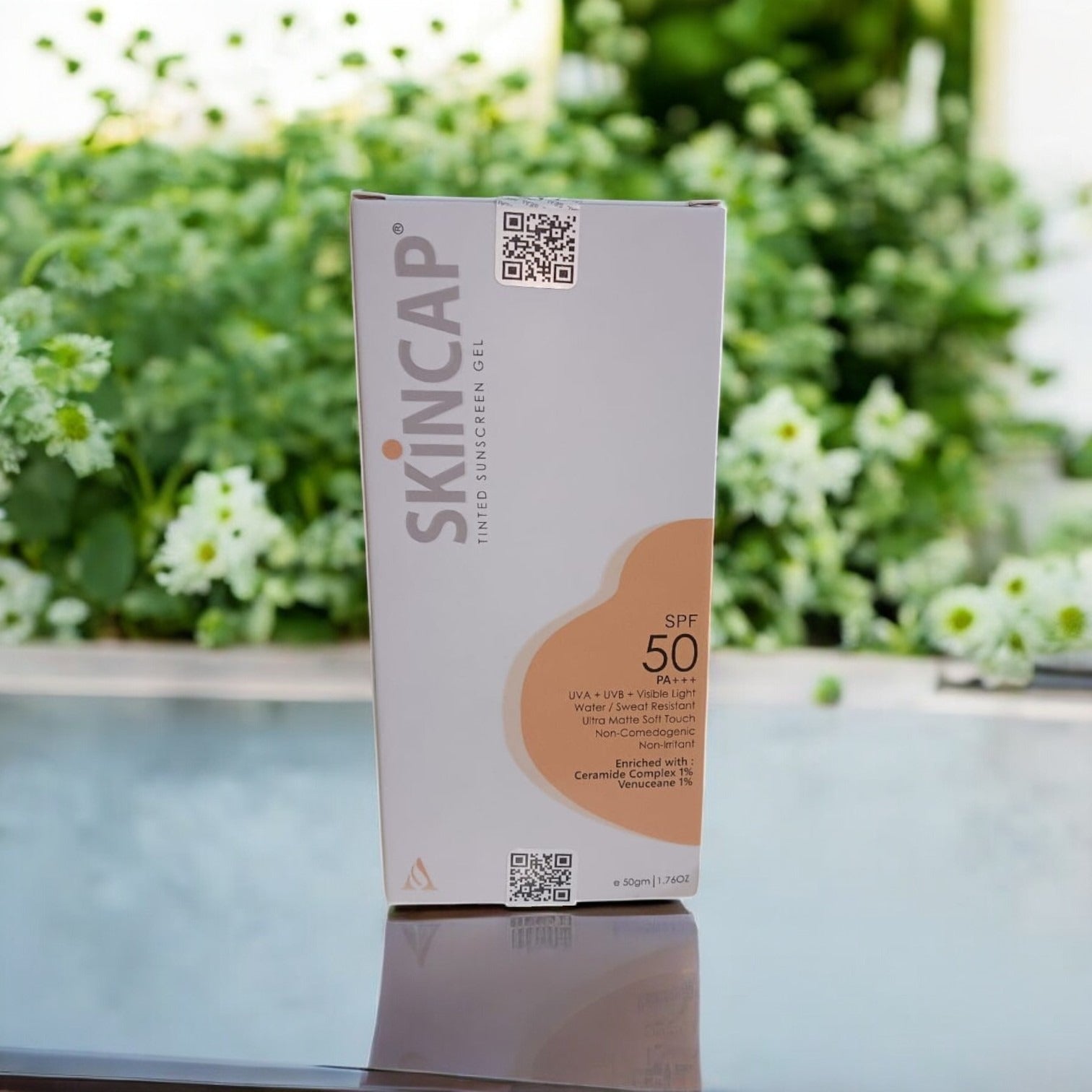 Skincap tinted sunscreen gel SPF 50 PA+++ - Cosmosentials