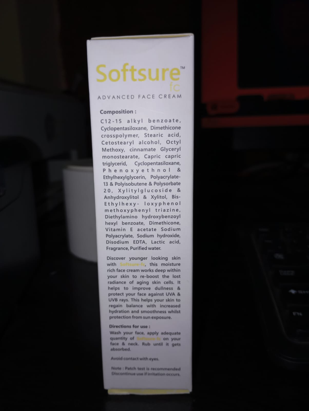 Softsure FC Advanced Face Cream - Cosmosentials