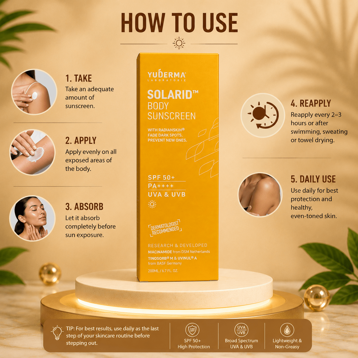 Solarid Body Sunscreen - Cosmosentials
