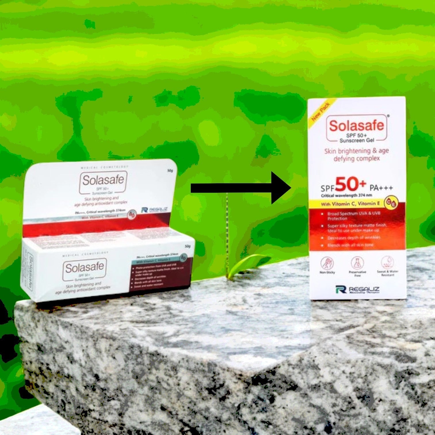 Solasafe Spf 50+ Sunscreen Gel - Cosmosentials