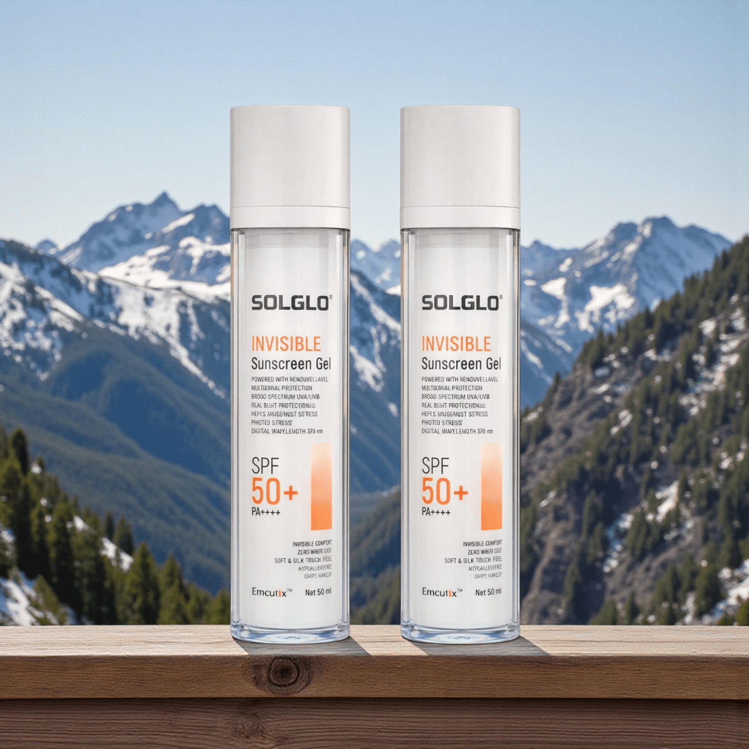 Solglo Invisible Sunscreen Gel SPF 50+ PA++++ - Cosmosentials