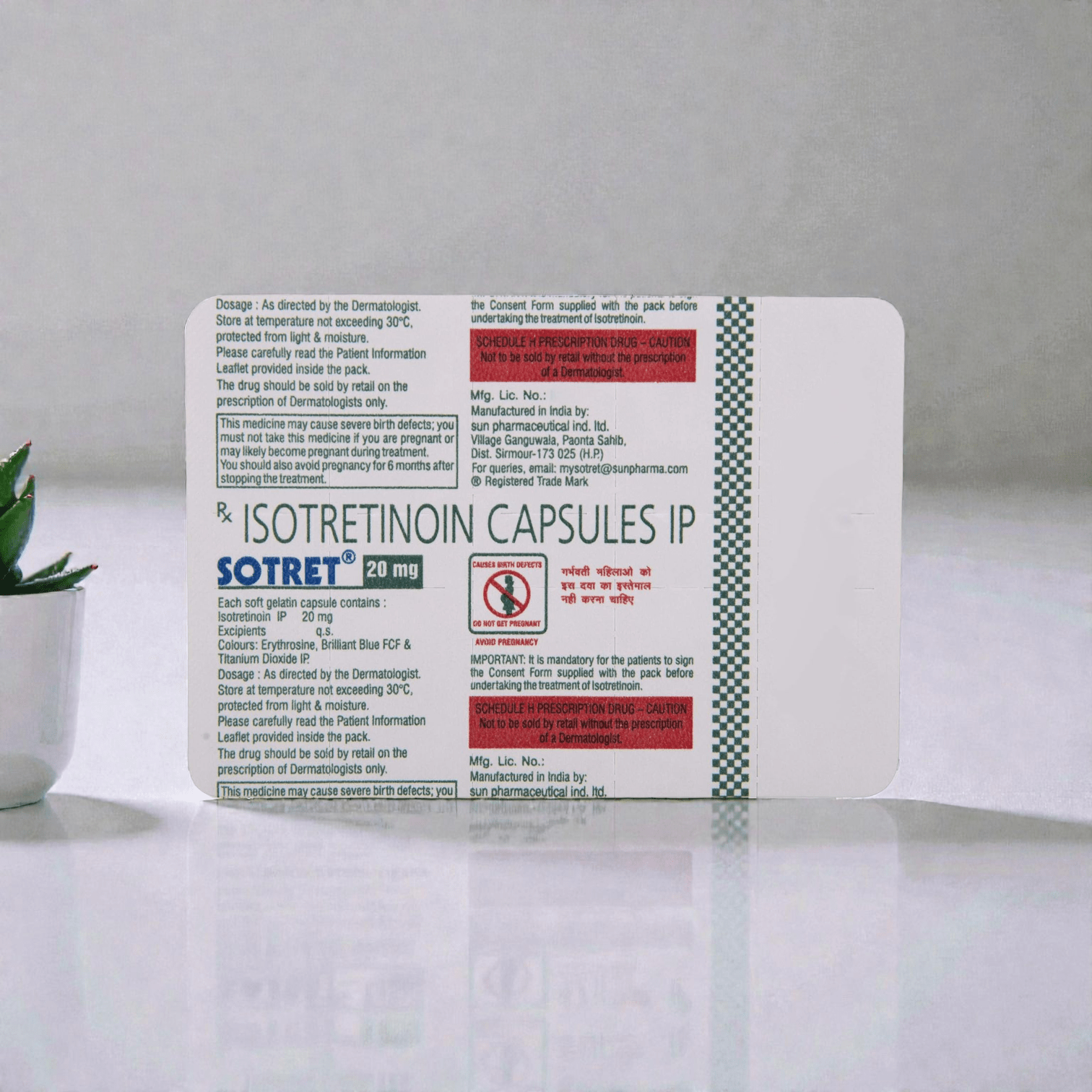Sotret 20 mg Capsule - Cosmosentials