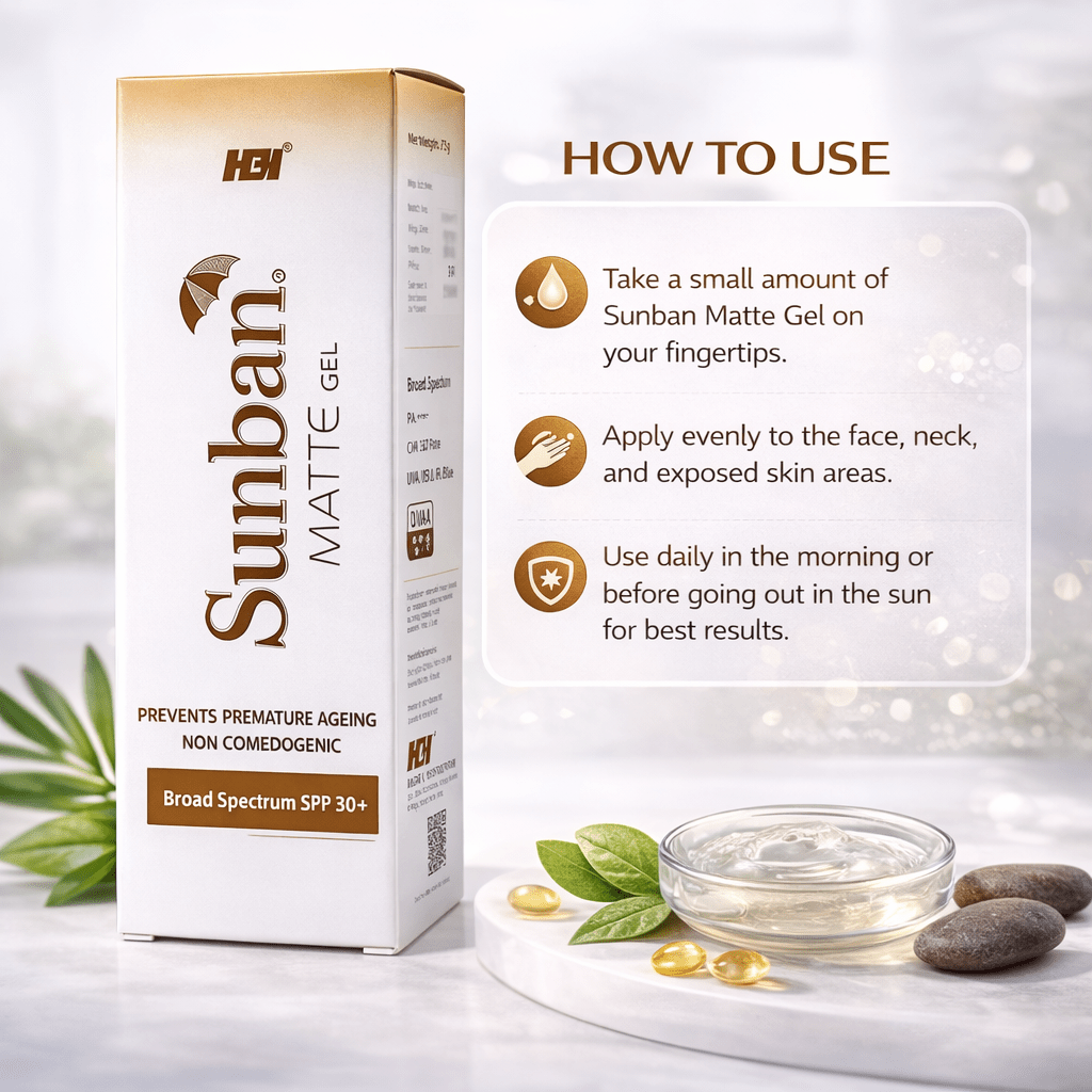 Sunban Matte Gel SPF 30+ Sunscreen - Cosmosentials