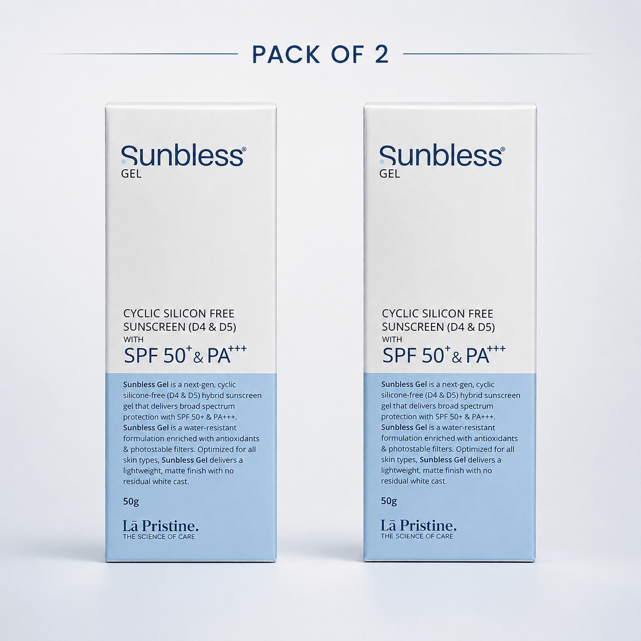 Sunbless Gel SPF 50+ PA+++ Sunscreen - Cosmosentials