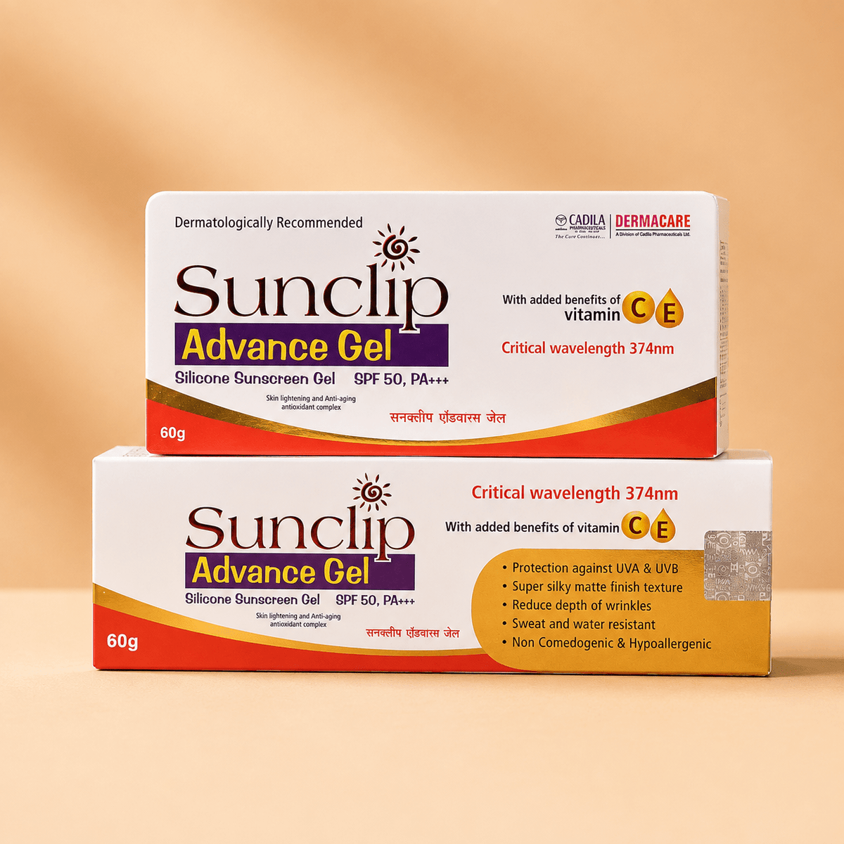 Sunclip Advance Silicone Sunscreen Gel SPF 50 PA+++ - Cosmosentials