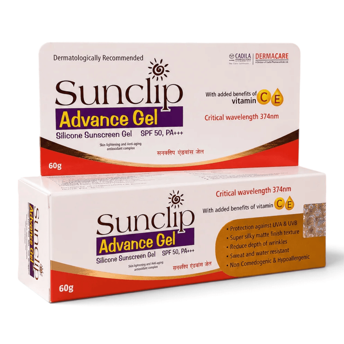 Sunclip Advance Silicone Sunscreen Gel SPF 50 PA+++ - Cosmosentials