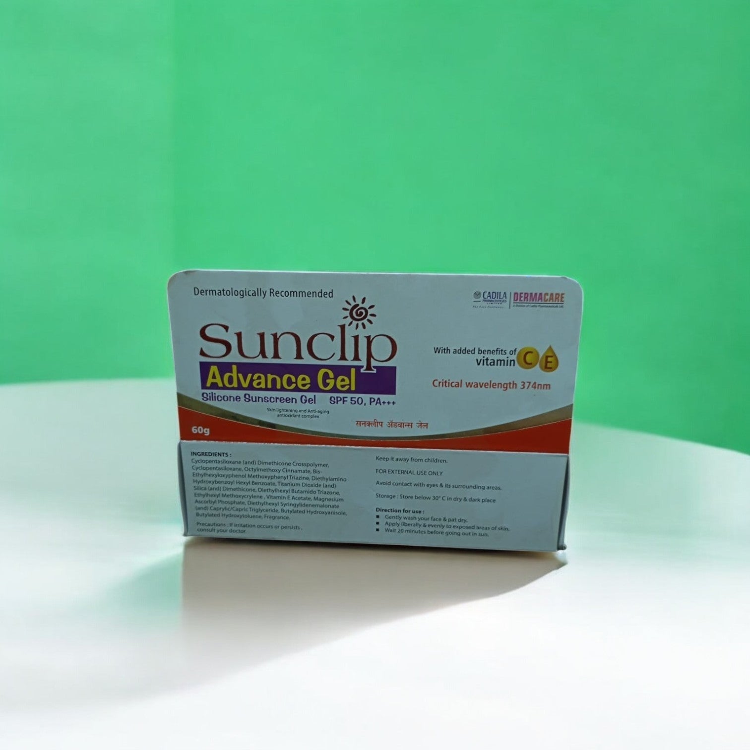 Sunclip Advance Silicone Sunscreen Gel SPF 50 PA+++ - Cosmosentials