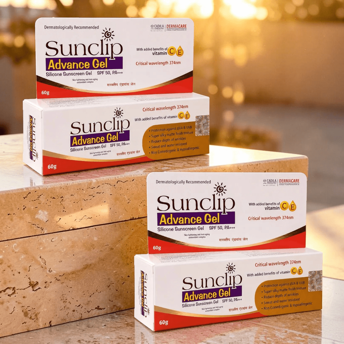 Sunclip Advance Silicone Sunscreen Gel SPF 50 PA+++ - Cosmosentials