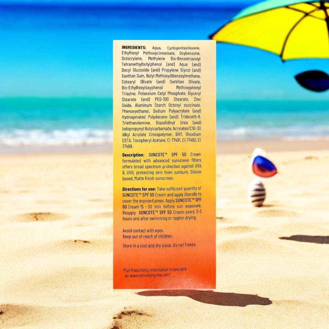 Suncote Sunscreen Cream SPF 50+ PA++++ - Cosmosentials