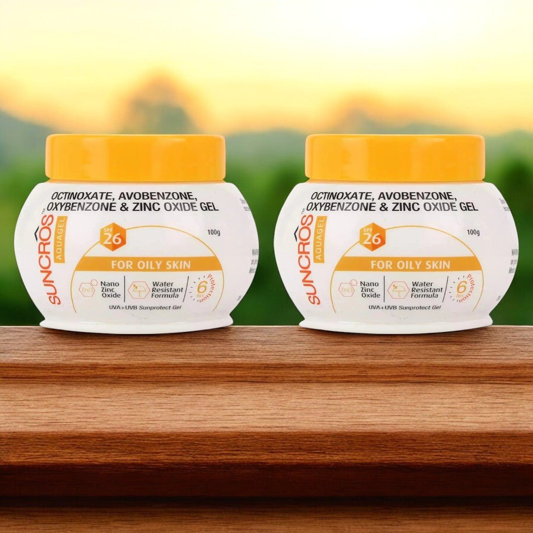 Suncros AquaGel Sunscreen SPF 26 - Cosmosentials