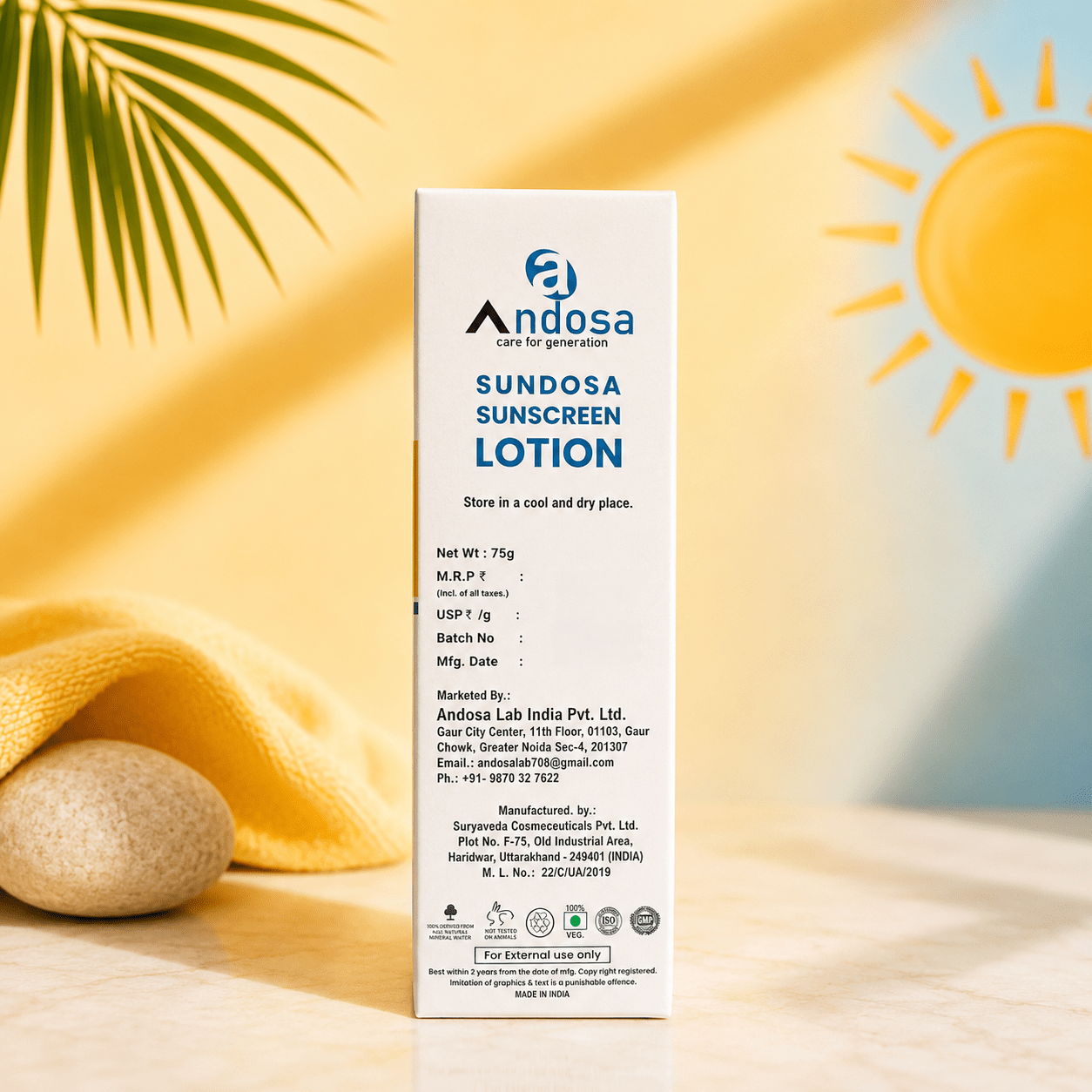 Sundosa Sunscreen Lotion SPF 60+ - Cosmosentials