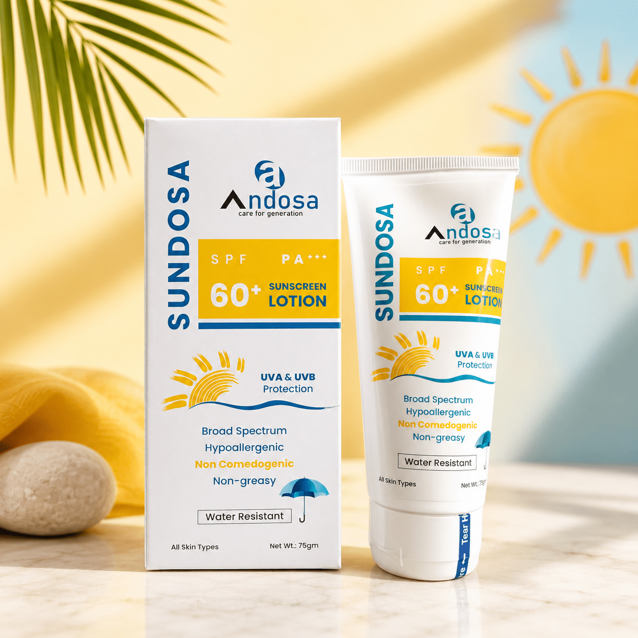 Sundosa Sunscreen Lotion SPF 60+ - Cosmosentials