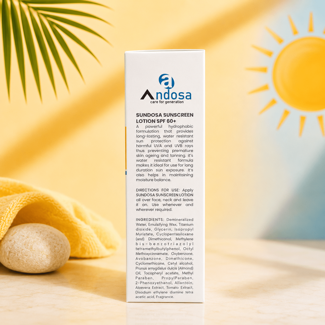 Sundosa Sunscreen Lotion SPF 60+ - Cosmosentials