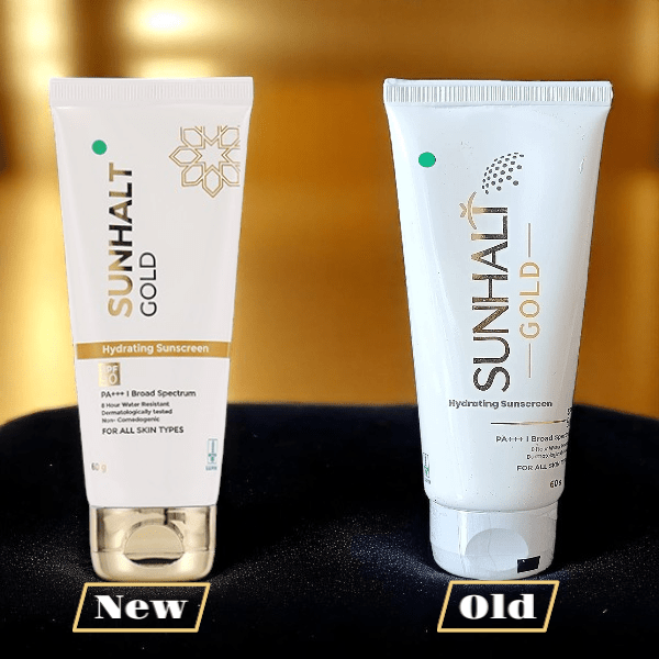 Sunhalt Gold Hydrating Sunscreen (SPF 50 PA+++) - Cosmosentials