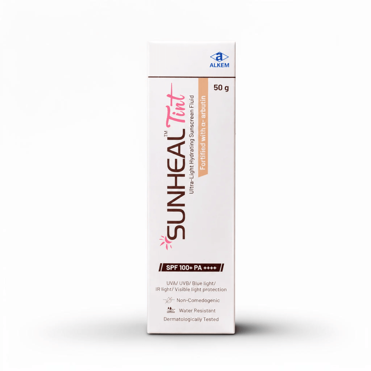 Sunheal Tint SPF 100+ PA++++ Ultra-Light Hydrating Sunscreen Fluid - Cosmosentials