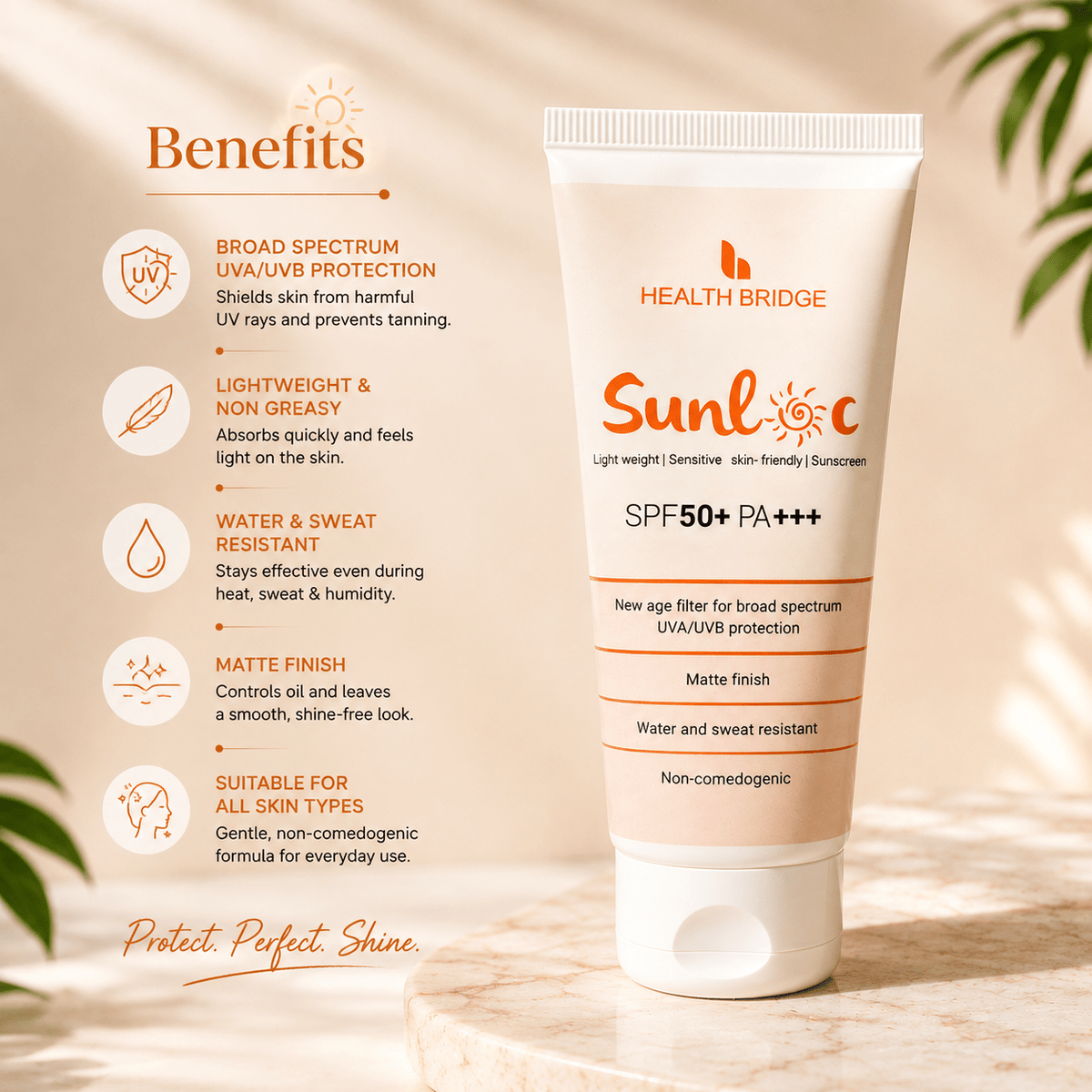Sunloc SPF 50+ PA+++ Sunscreen - Cosmosentials