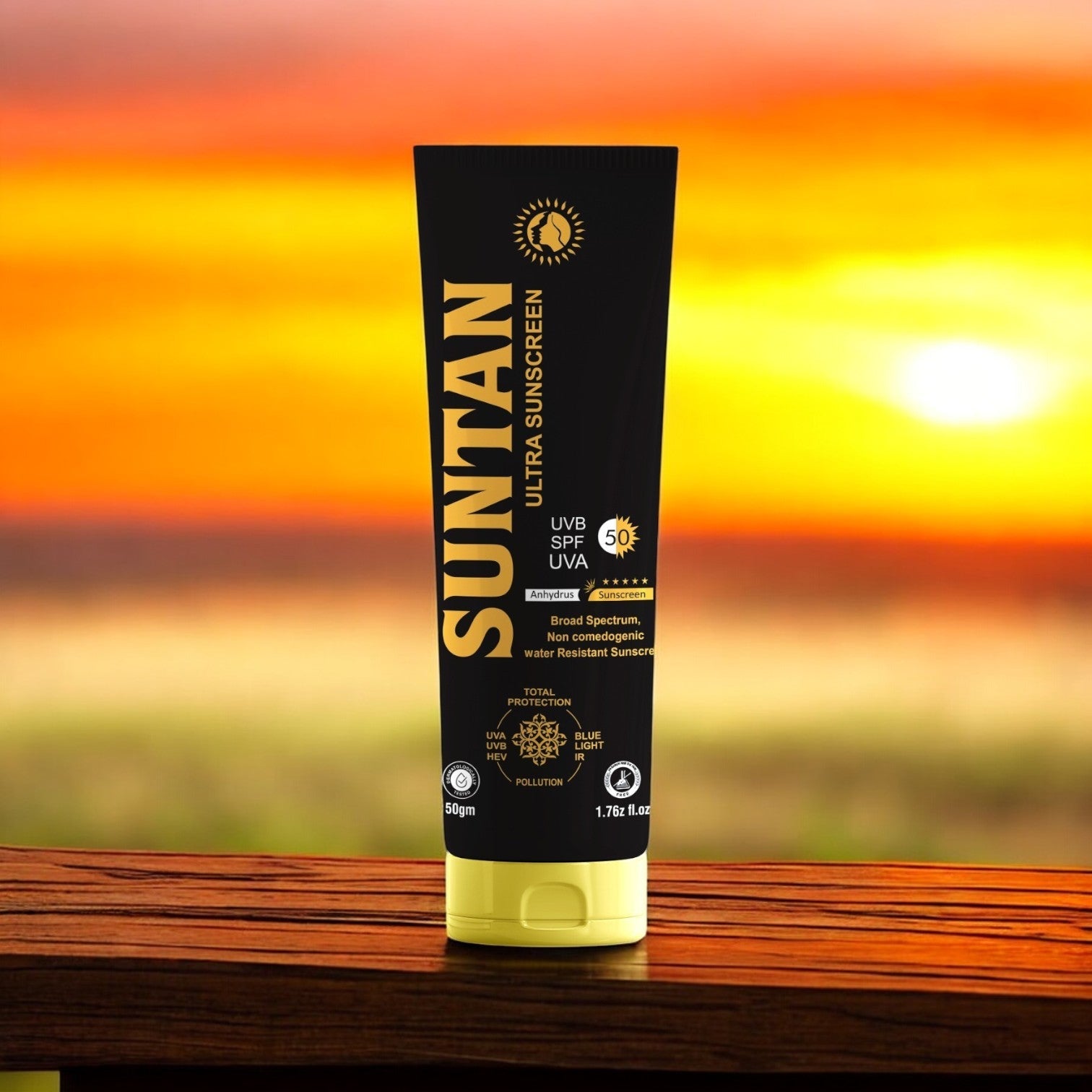 Suntan ultra sunscreen UVB SPF UVA 50+++++ - Cosmosentials