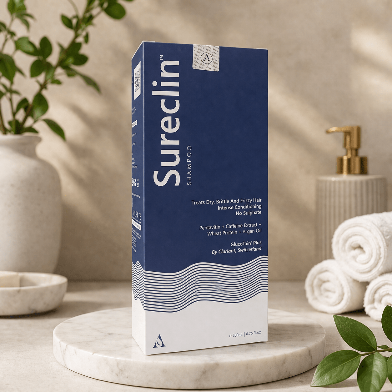 Sureclin Shampoo For Anti Hair Frizz - Cosmosentials