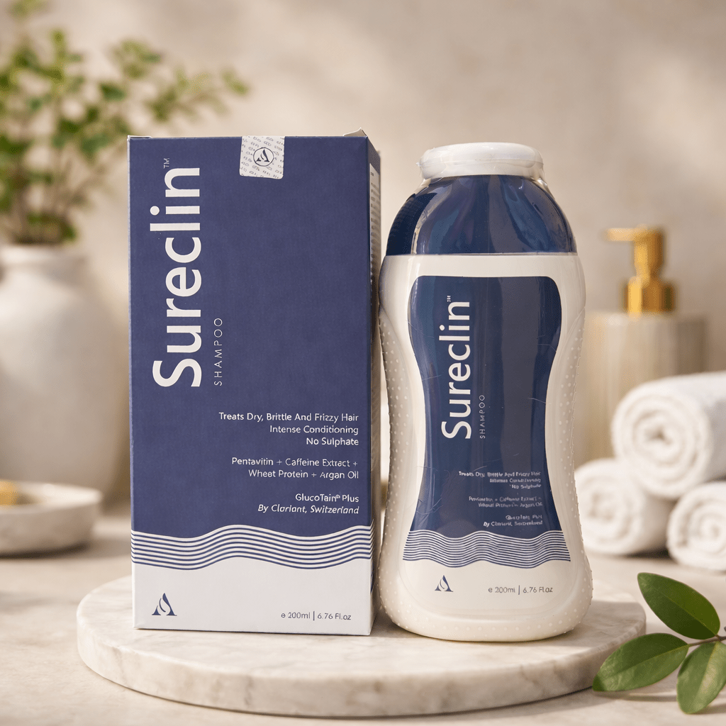Sureclin Shampoo For Anti Hair Frizz - Cosmosentials