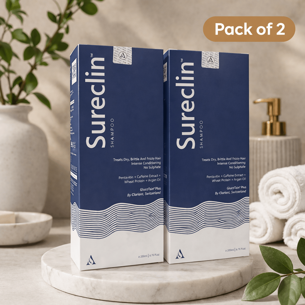 Sureclin Shampoo For Anti Hair Frizz - Cosmosentials