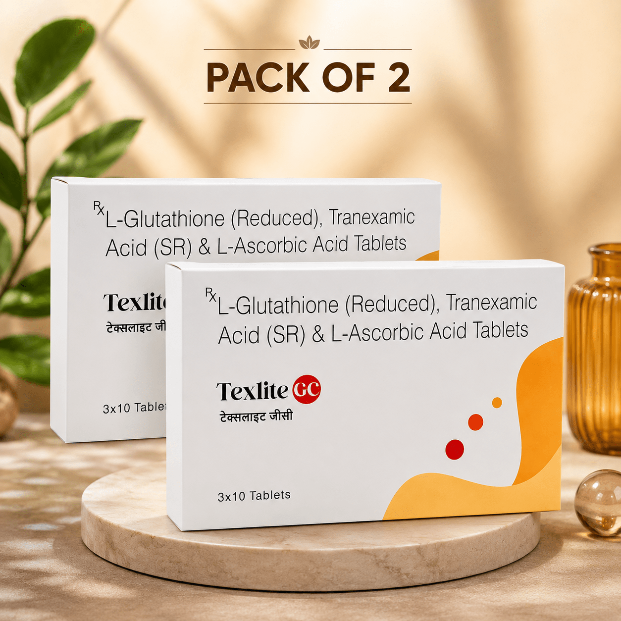 Texlite GC Tablets 3 × 10 Tablets (30 Tablets) - Cosmosentials