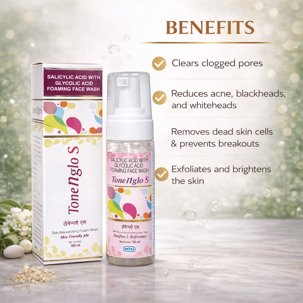 Tonenglo S Foaming Face Wash - Cosmosentials
