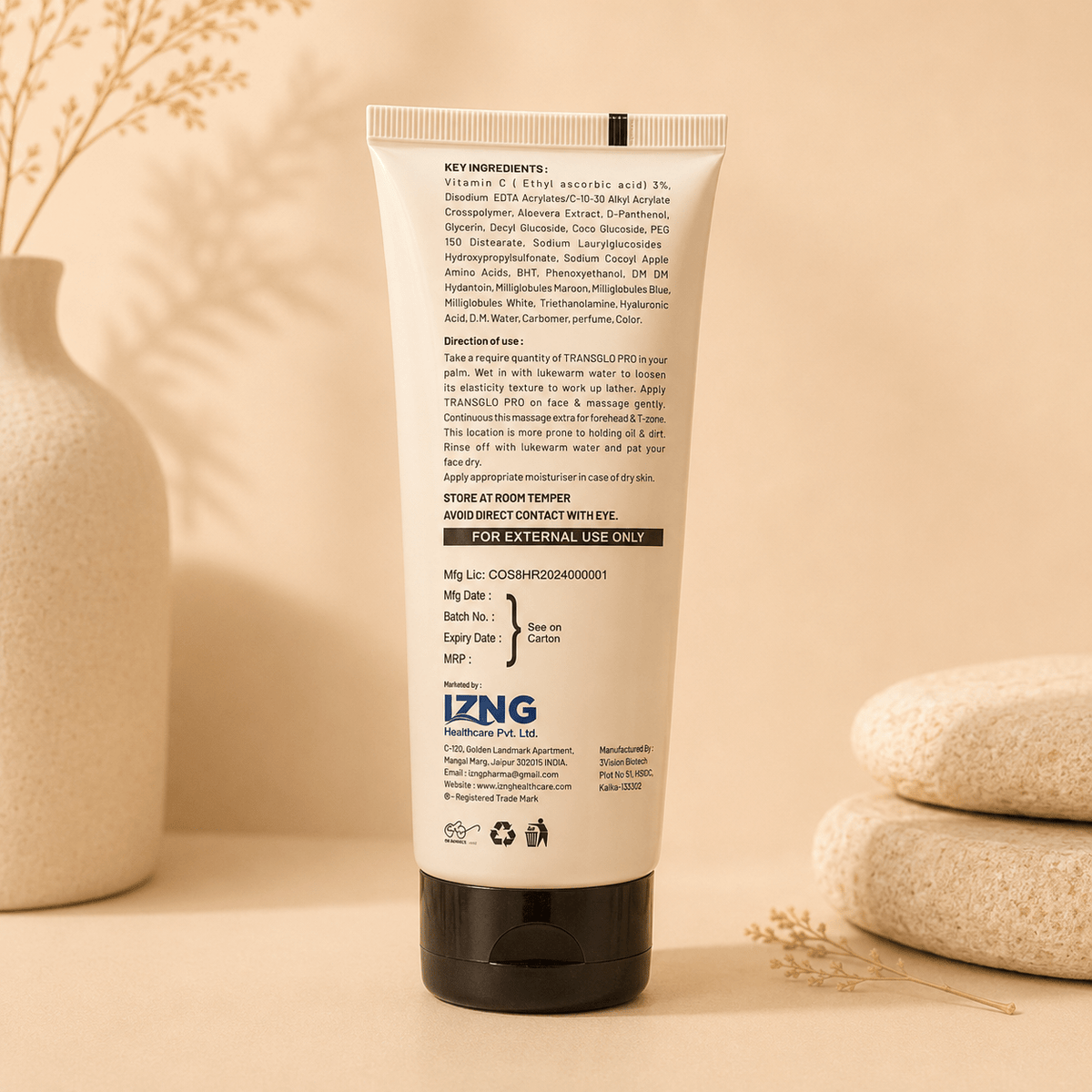 Transglo Pro Face Wash - Cosmosentials