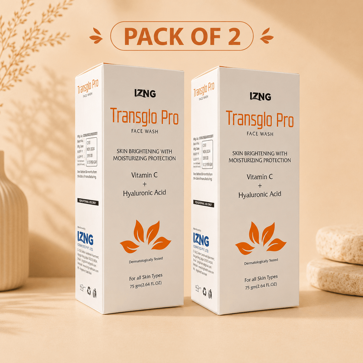 Transglo Pro Face Wash - Cosmosentials