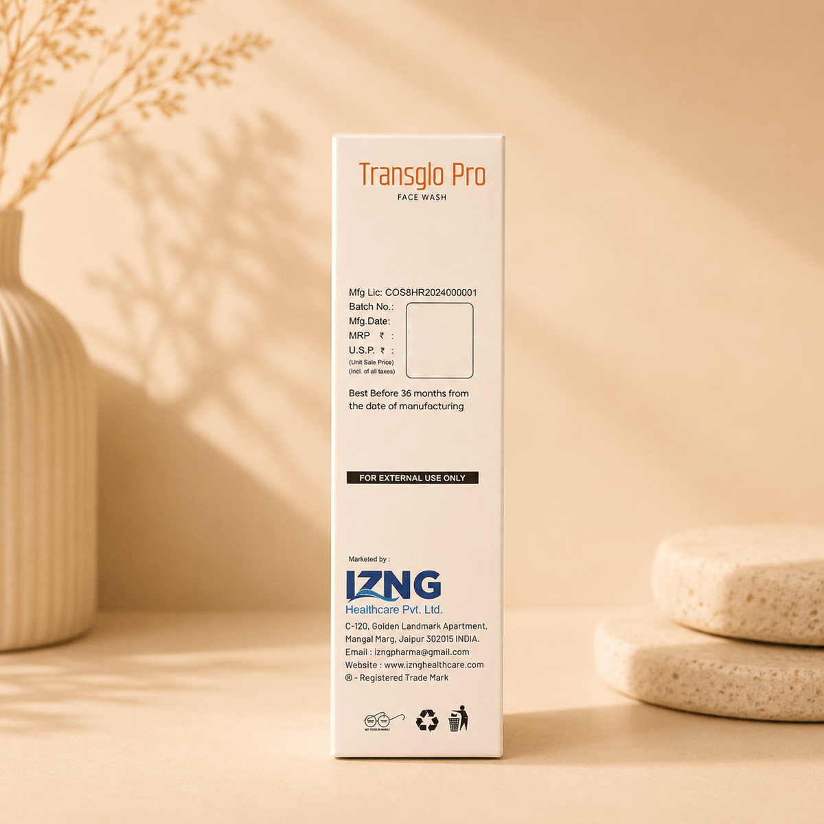 Transglo Pro Face Wash - Cosmosentials