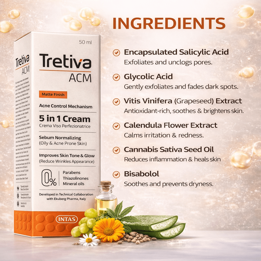 Tretiva ACM 5 - in - 1 Cream (50 ml) - Cosmosentials