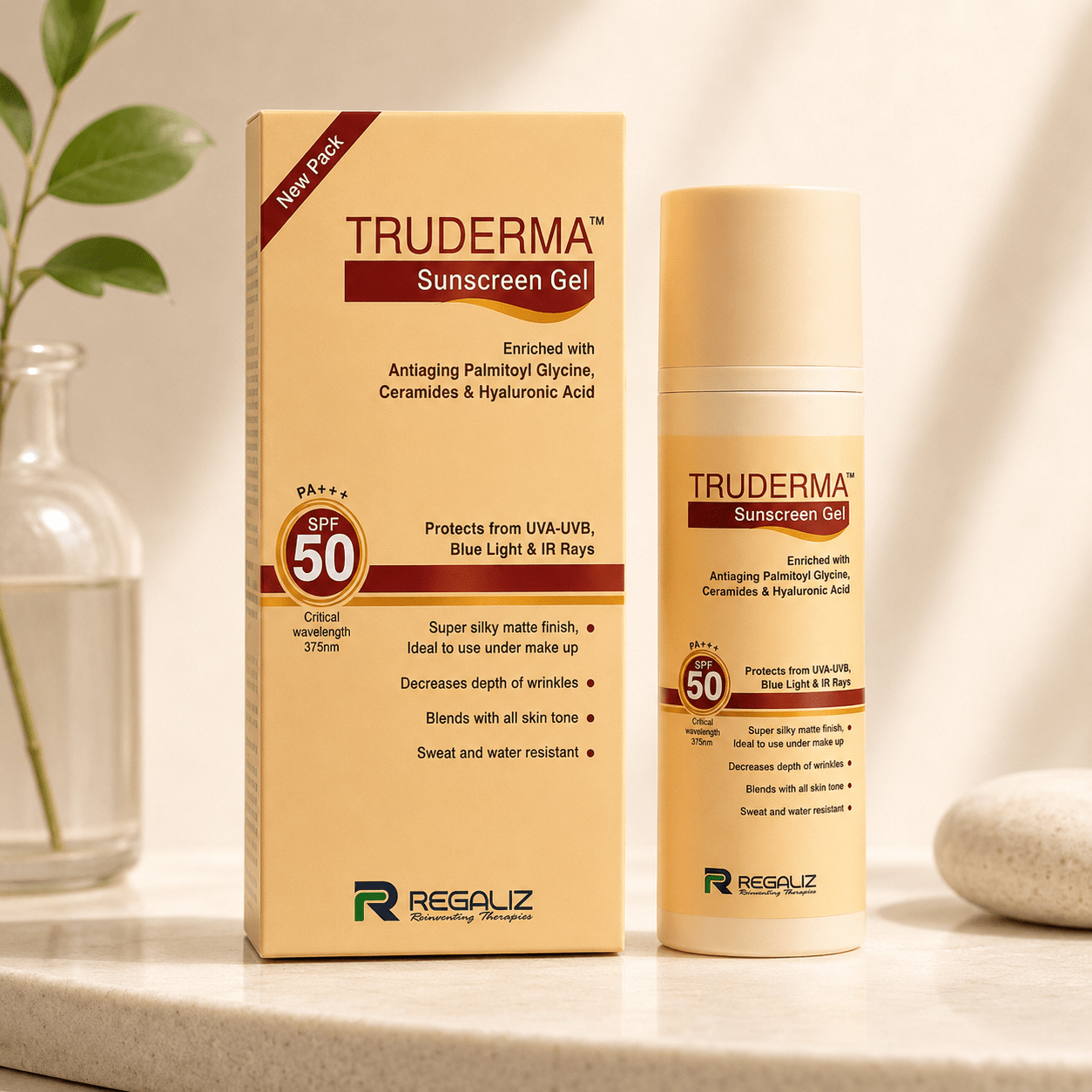 Truderma Sunscreen Gel SPF 50 PA+++ - Cosmosentials