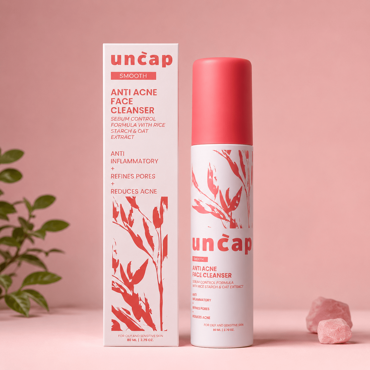 Uncap Smooth Anti Acne Face Cleanser - Cosmosentials