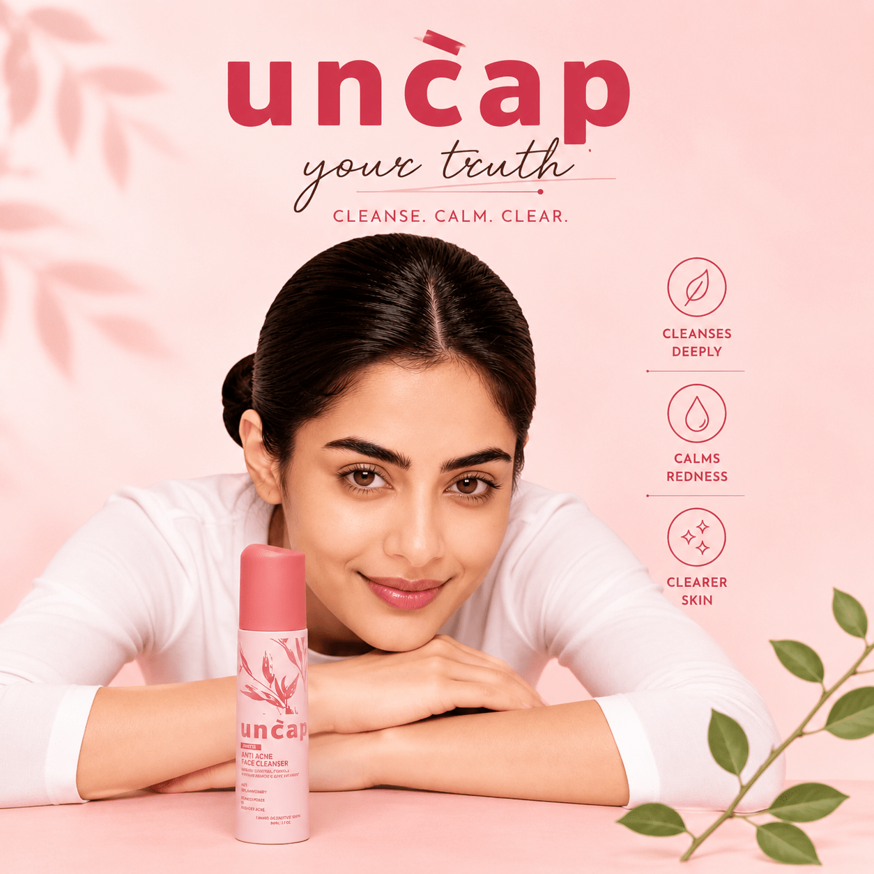 Uncap Smooth Anti Acne Face Cleanser - Cosmosentials