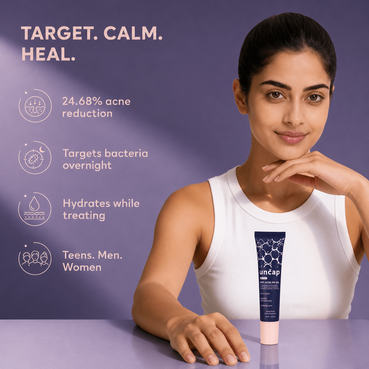 Uncap Smooth Anti Acne PM Gel 15ml - Cosmosentials