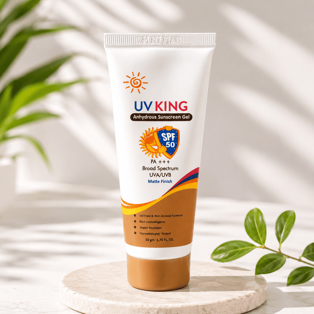UV KING Anhydrous Sunscreen Gel SPF 50 PA+++ 50g - Cosmosentials