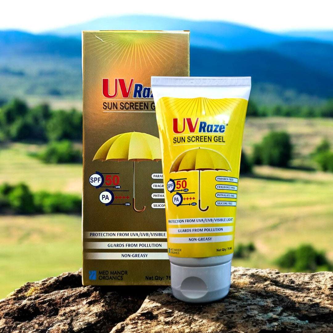 Sun Raze UV Raze Spf 50 Pa++++ Sun Screen Gel – Cosmosentials