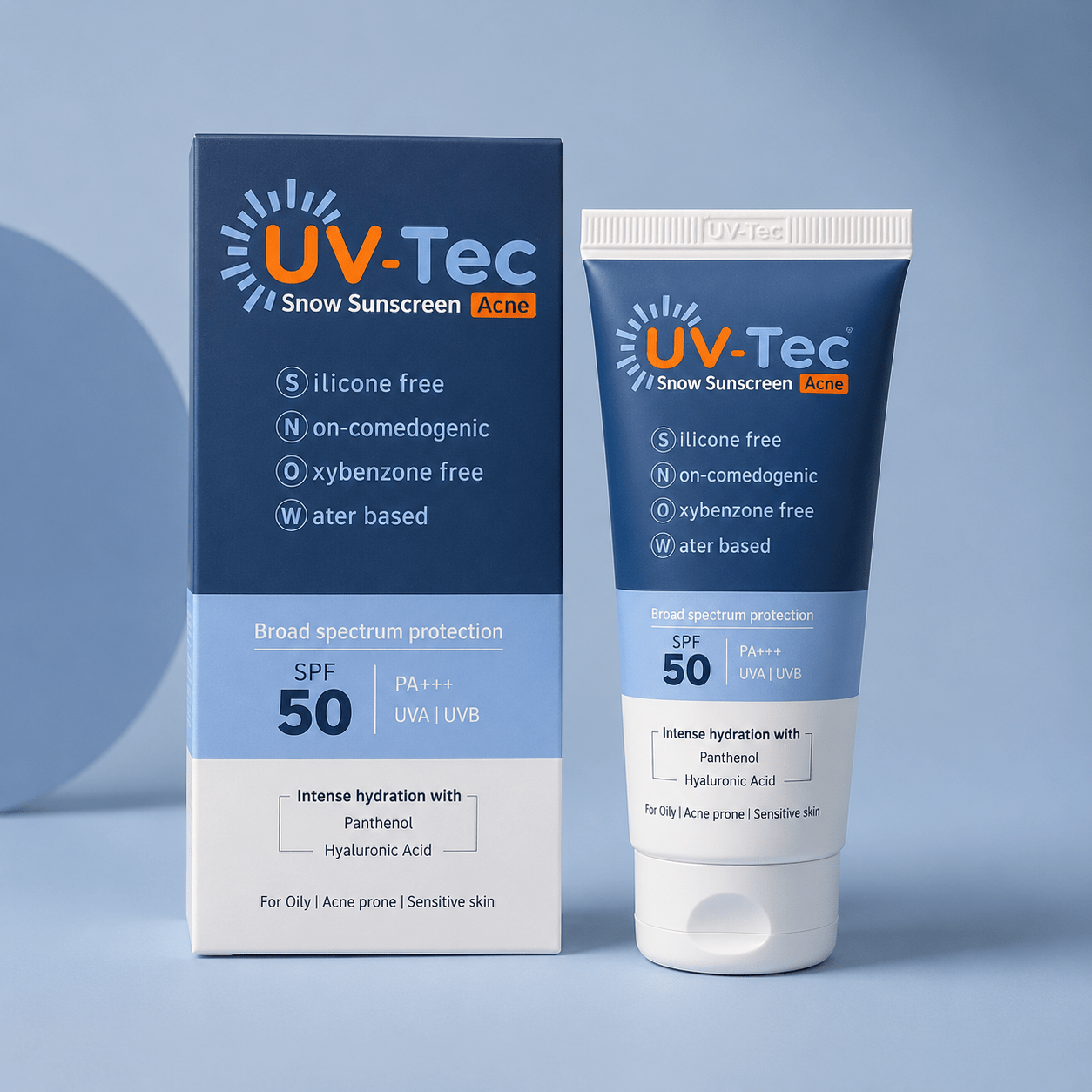 UV - Tec Snow Sunscreen Acne SPF 50 PA+++ - Cosmosentials