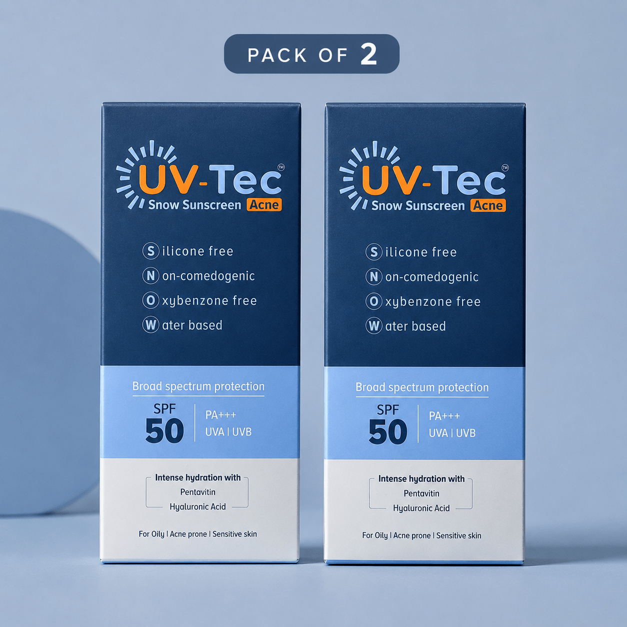 UV - Tec Snow Sunscreen Acne SPF 50 PA+++ - Cosmosentials