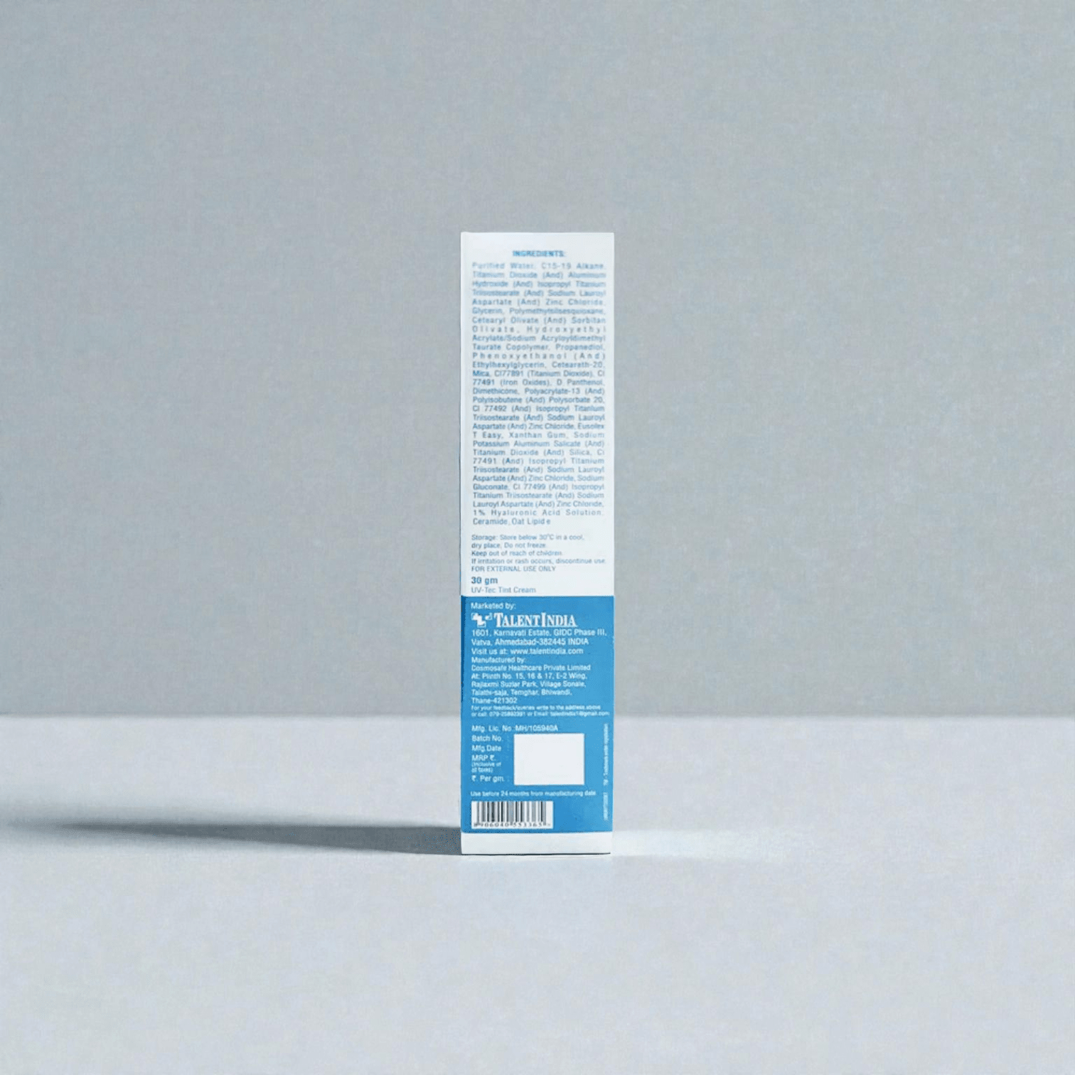 UV - Tec Tinted Physical Sunscreen SPF 30 - Cosmosentials