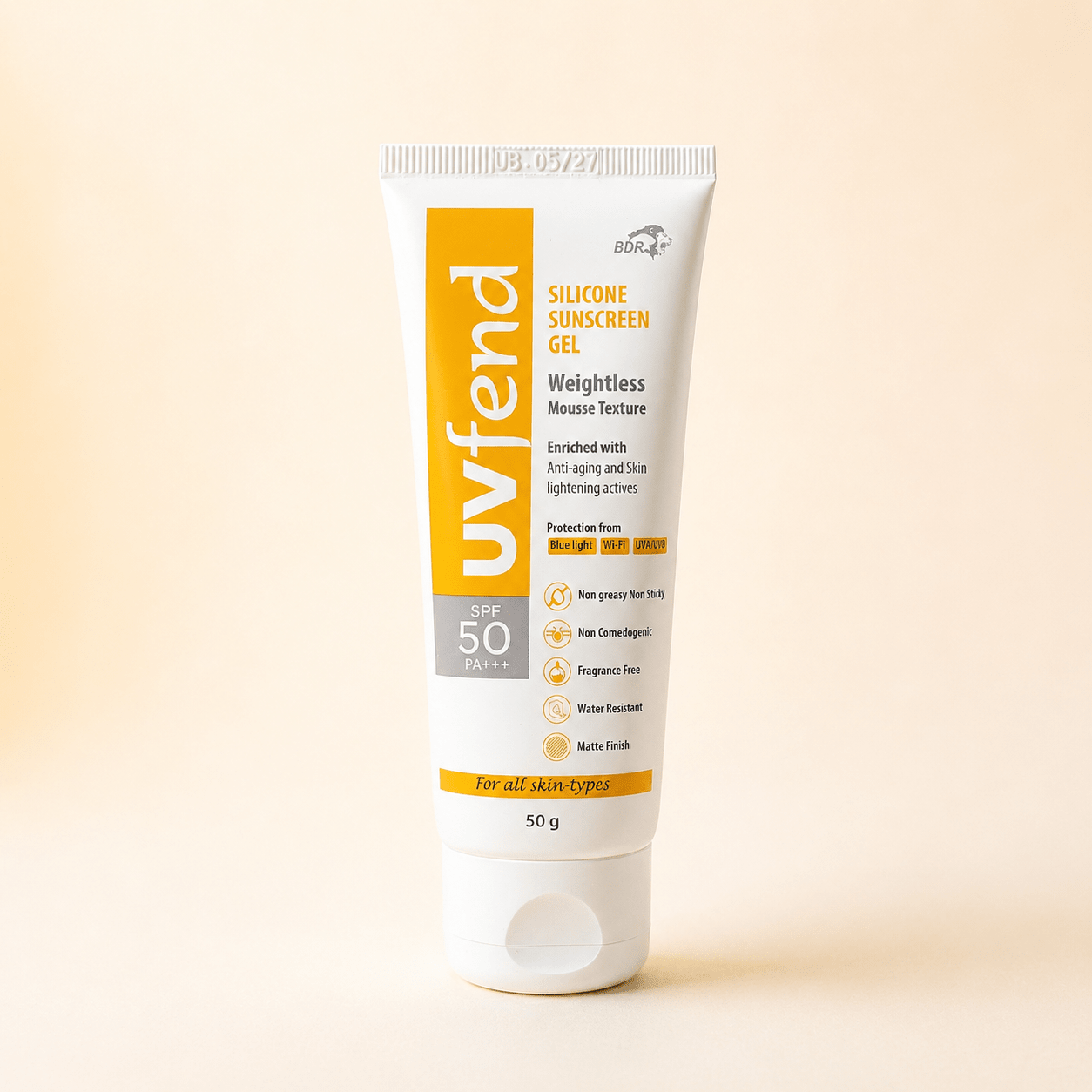 UVfend Silicone Sunscreen Gel SPF 50 PA+++ - Cosmosentials