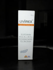 Uvirex Sunscreen Emulsion Gel SPF 50+ - Cosmosentials