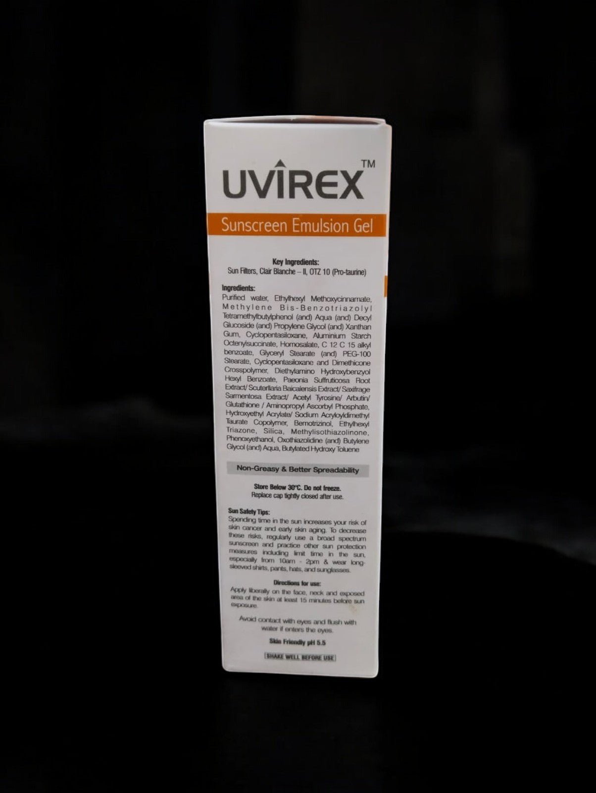 Uvirex Sunscreen Emulsion Gel SPF 50+ - Cosmosentials