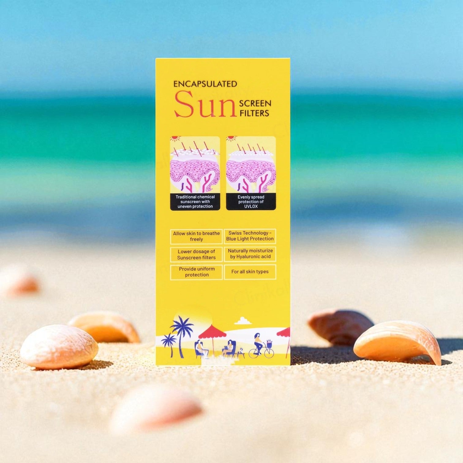 UVLOX Gel Blue Light Protection Sunscreen SPF 50+ PA++++ - Cosmosentials